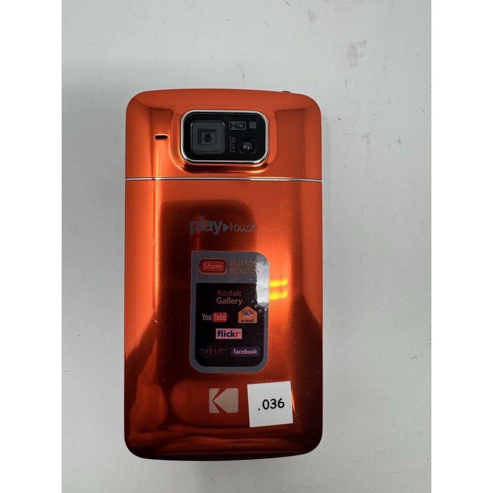 KODAK Play Touch zi10 5MP 1080p HD Mini Handheld Digital Video Camera - P/R